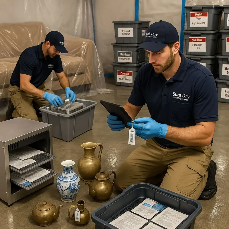 Content Protection and Restoration process in West Raleigh, NC
