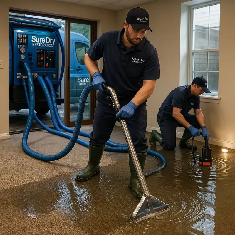 Water Extraction and Removal process in West Raleigh, NC